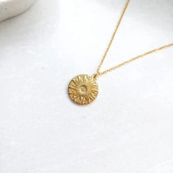 Naszyjnik "Złociste Słońce"
