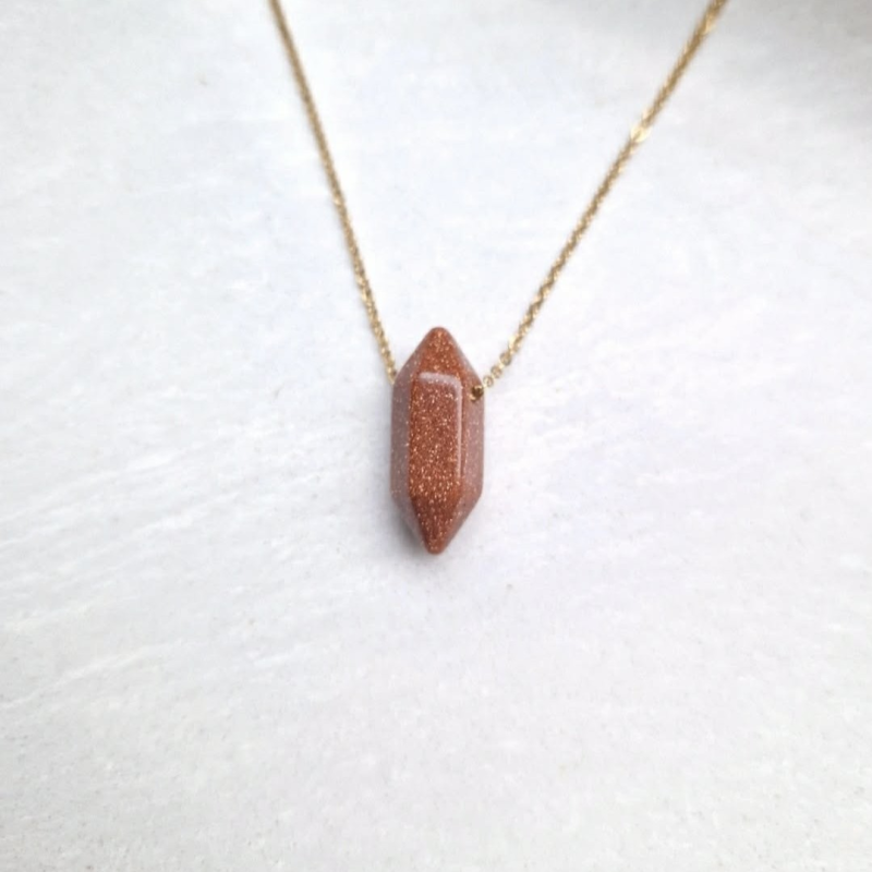 Naszyjnik sopel "Piasek Pustyni"